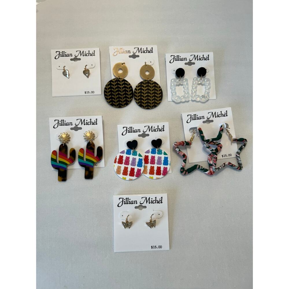 Earrings Lot of 7 - Jillian Michel Earrings NWT